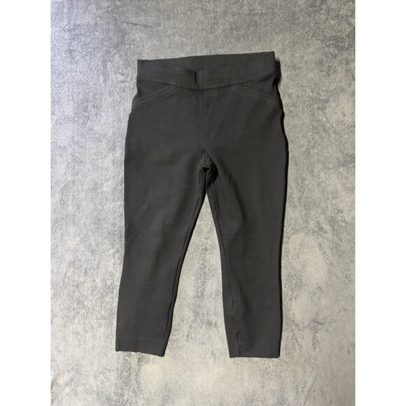 Spanx The Perfect Pant Womens M Petite Ankle Back Seam Ponte Pull On Stretch - Picture 1 of 7